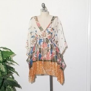 Missoni silk Georgette Kaftan short  Size 4 (A0108)